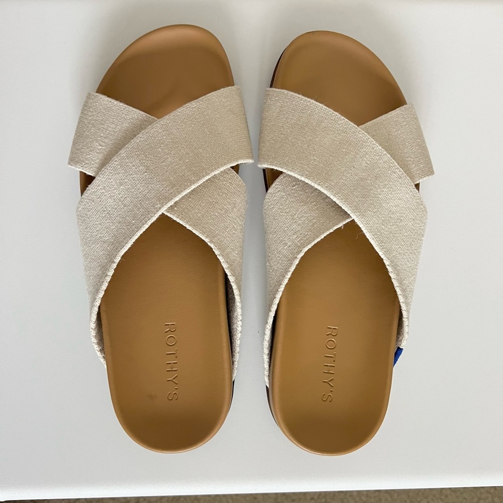 Rothy’s The Weekend Slide Sandals Size 8.5 Womens’s